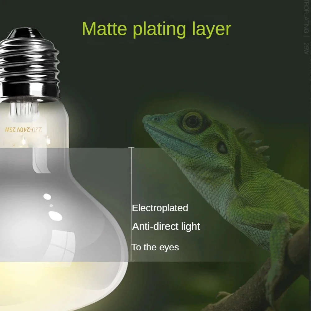 UVA Daylight Basking Light for Reptiles,Reptile Heat Lamp Bulb,Terrariums UVA Baking Lamp Bulb for Bearded Dragon,Lizard,Turtle