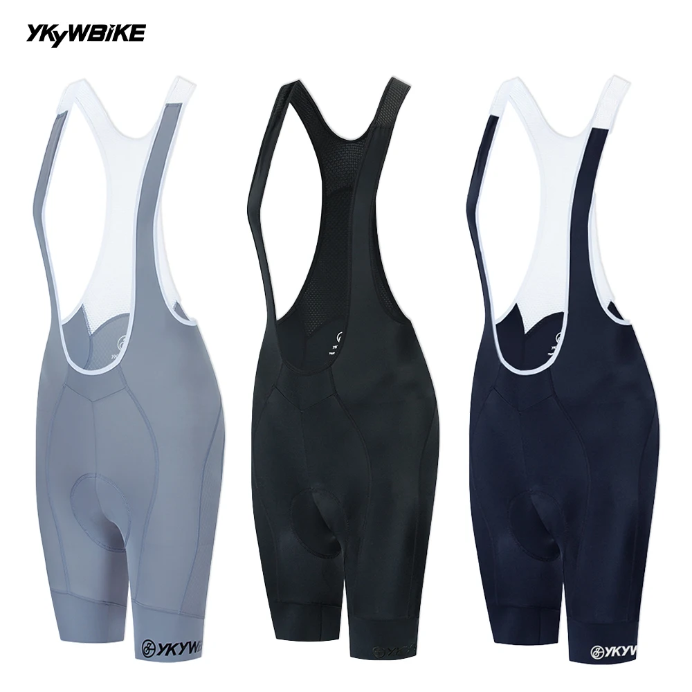 YKYWBIKE Cycling Bib Shorts Women Summer Bike Black Pants With Padded Tights Bicycle Clothing Quick Drying Breathable 빕숏 반바지