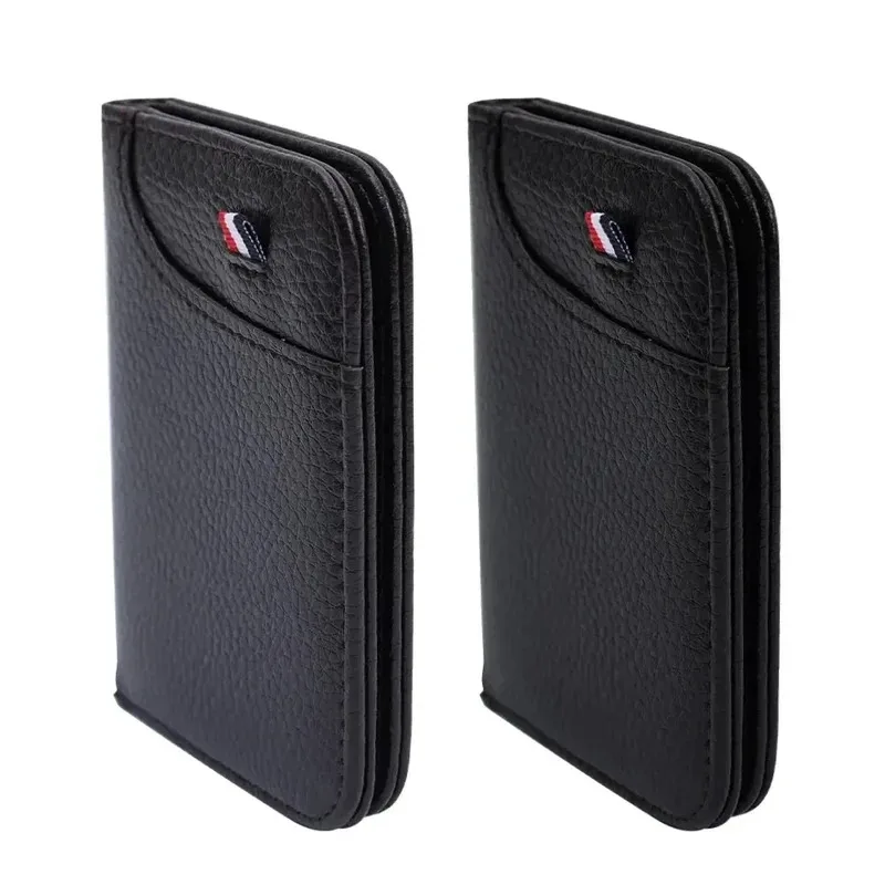 Men's ultra-thin soft wallet portable PU leather mini ID credit card slim card holder small wallet