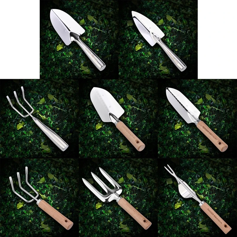 

5PCS Garden Tool Set Gardening Hand Tools with Non-Slip Handle for Men