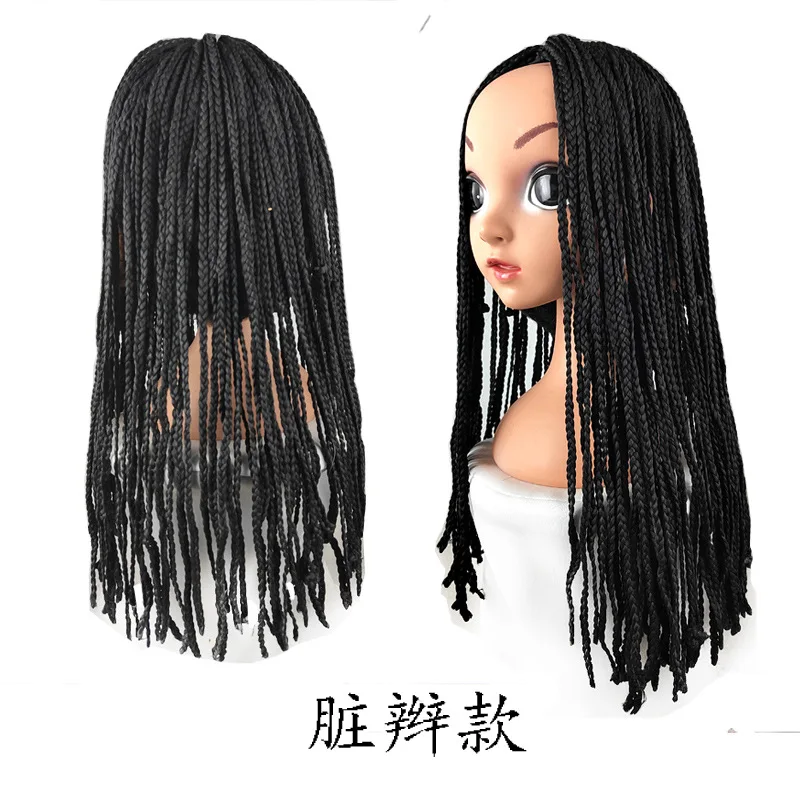 Peluca Negra Estilo Oriental Para Niña - Disfraz, Cosplay O Fiesta Temática