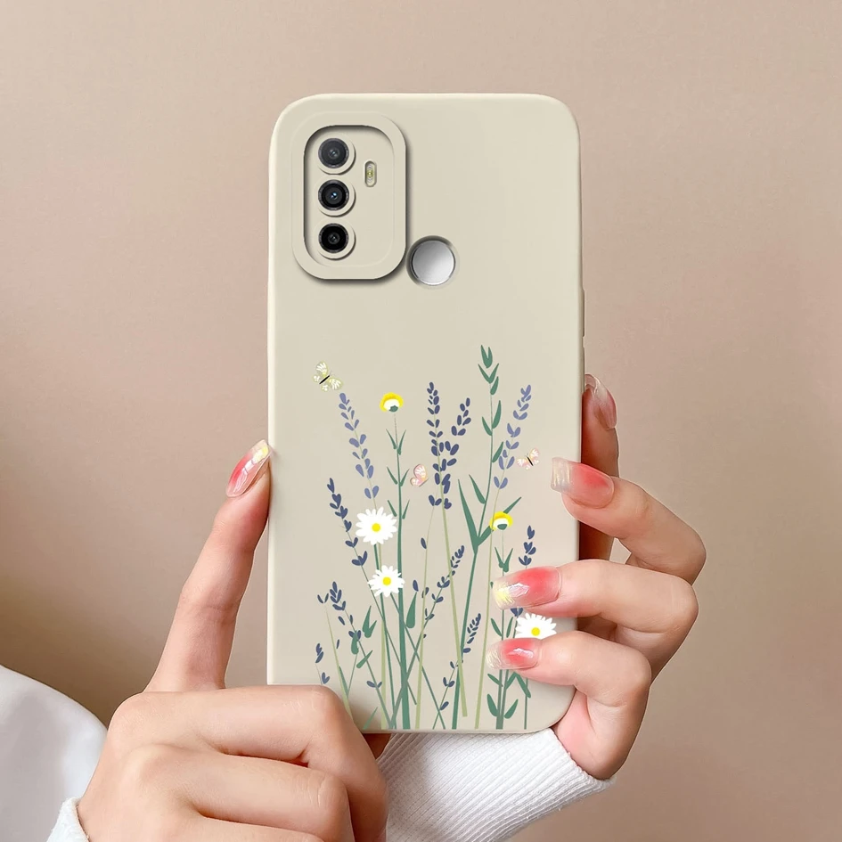 Shockproof Silicone Astronaut and Floral Phone Case with Camera Protection
