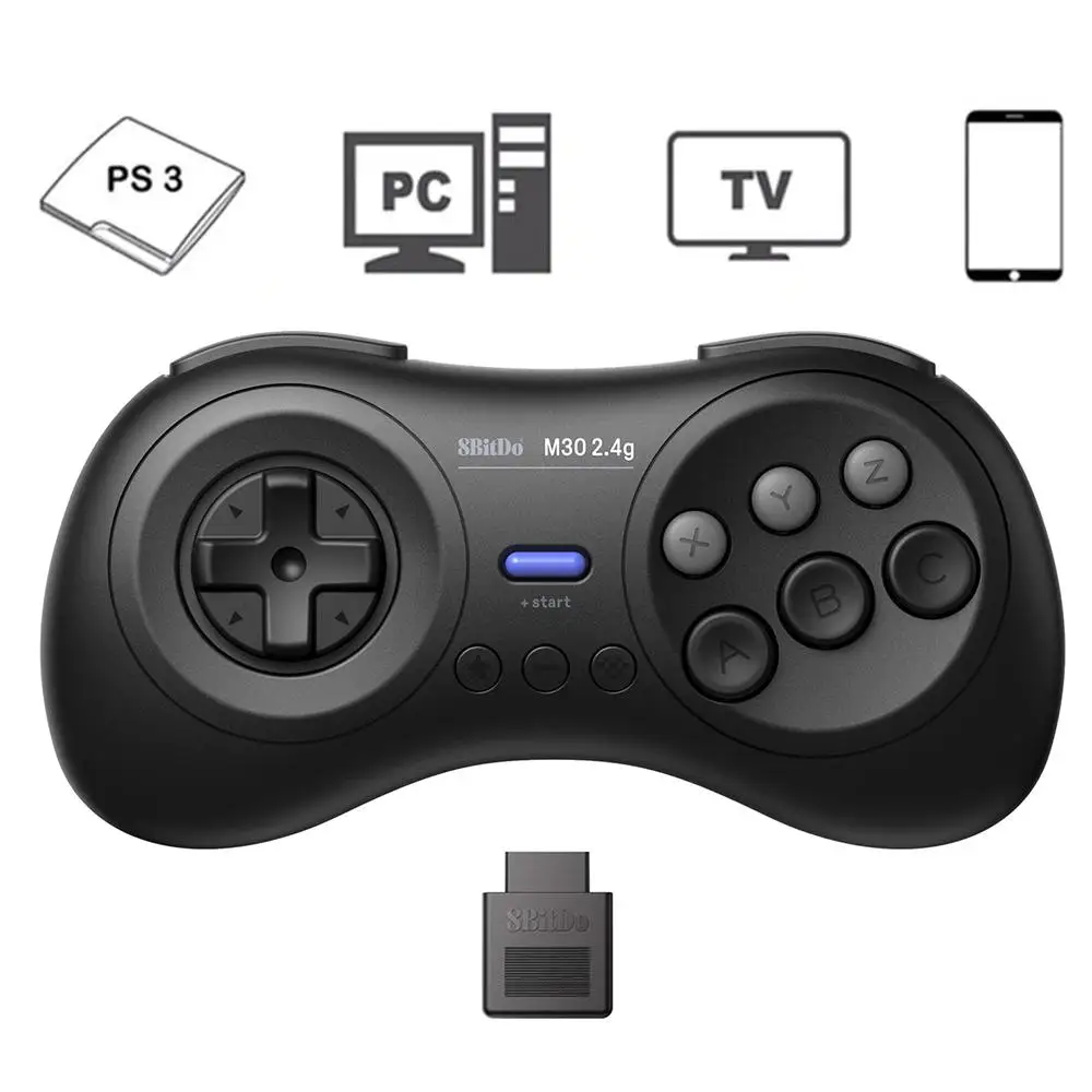 8BitDo M30 Ʈѷ  е, ȵ̵ , Macos  ġ,   ̽ƽ