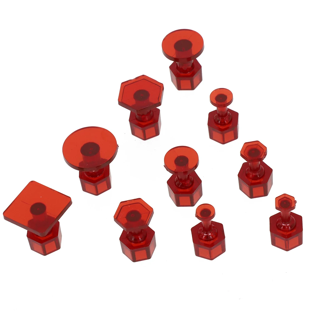 

Dent Removal Tools Glue Tabs 10pcs Brand New High Quality Multiple Purposes Nylon Red Replacement Pulling Tabs