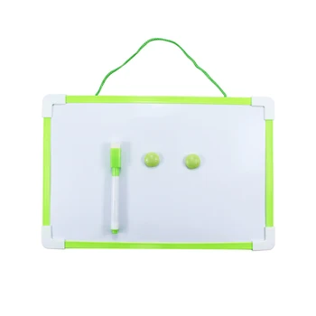 Lavagna magnetica creativa bifacciale piccola lavagna da disegno in metallo cancellabile per bambini Lavagna per piano settimanale per studenti