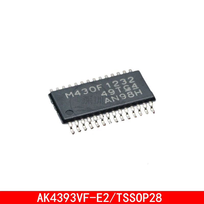 1-5PCS AK4393VF AK4393VF-E2 TSSOP28 Imported DAC chip In Stock new original trs3243cpwr trs3243 screen printed rs43c tssop28 chip transceiver ic chip