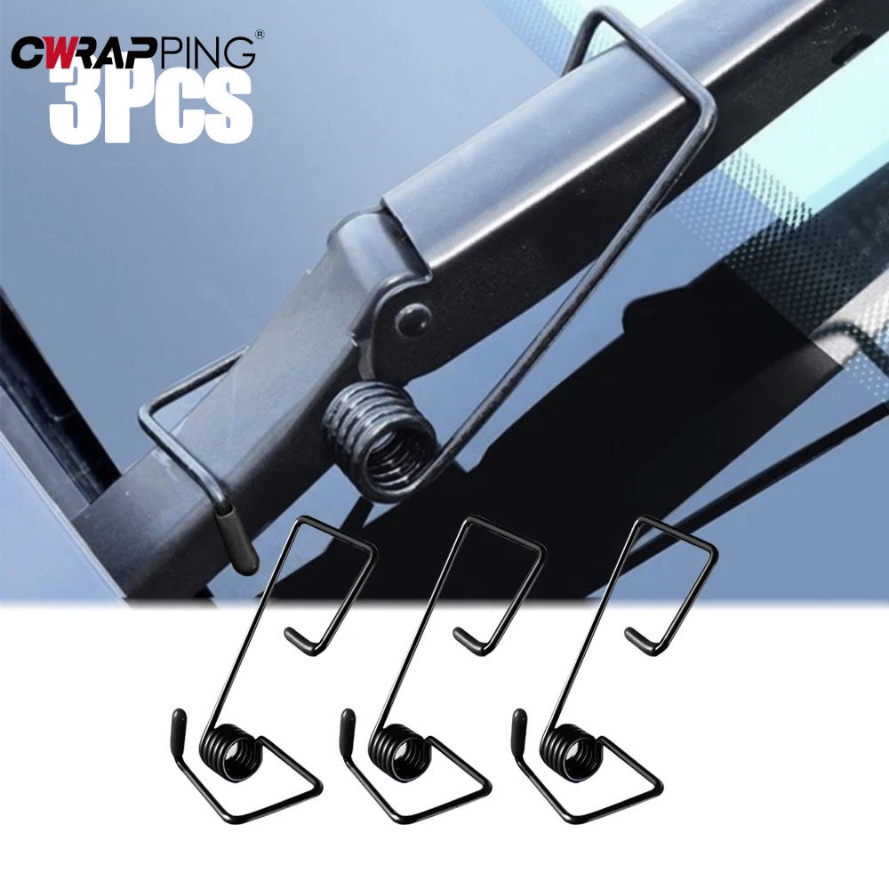 KOK-Wiper Arm Booster Spring, Metal Spring Set Wiper Arm Pressure Windshield Booster Replacement Kit 0508