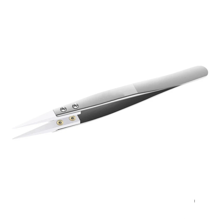 Precision Heat-Resistant Ceramic Tipped Tweezers