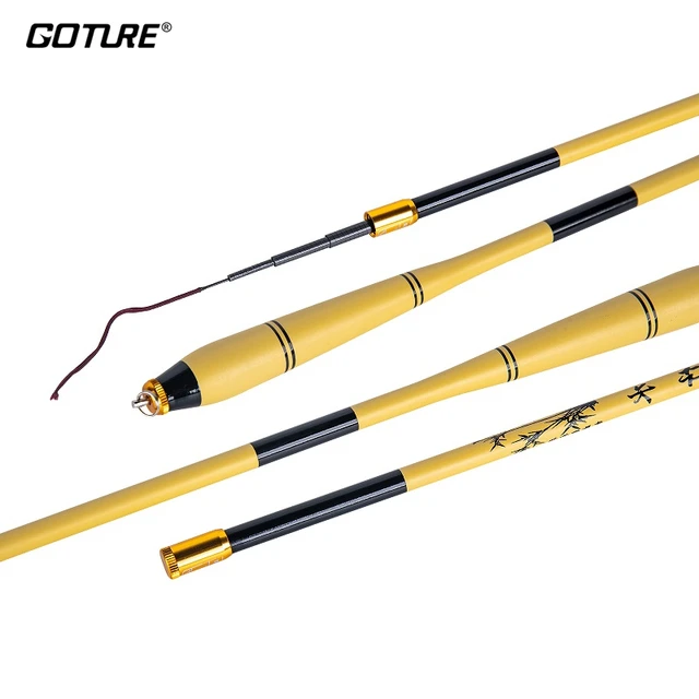 Goture Telescopic Fishing Rod 1.8m-3.0m Tenkara Freshwater Stream Hand Pole  Ultralight Carbon Fiber Hard Feeder Rod Carp Fishing - AliExpress