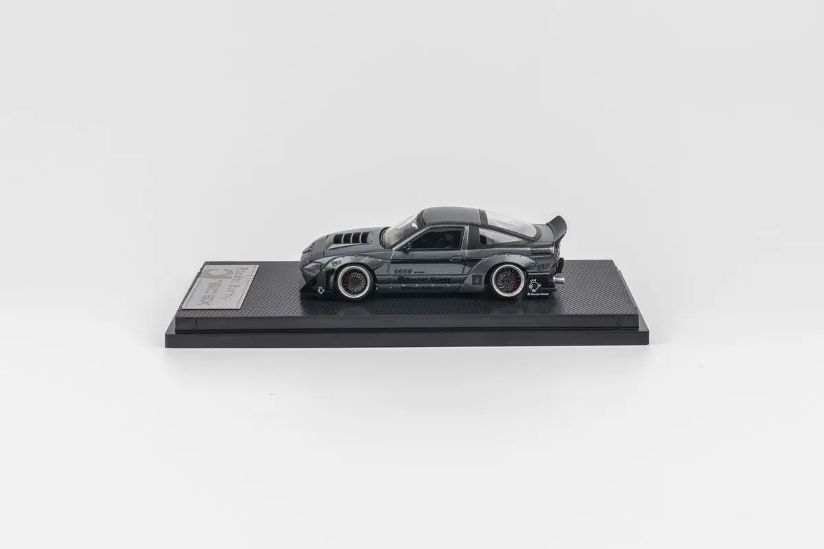 Rocket Bunny 180SX シルバー Micro Turbo M017 Micro Turbo 1:64 180SX Rocket Bunny Matte Grey limited999