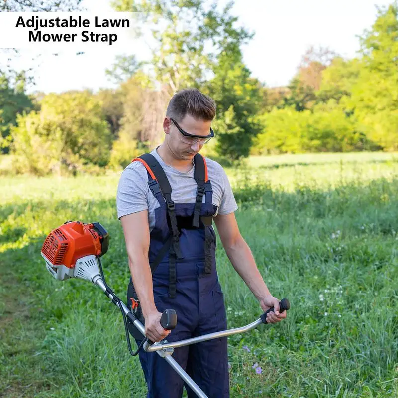 Shoulder Strap For Trimmer Harness Adjustable Trimmer Strap Backpack Lawn Mower Breathable Double Shoulder Eater