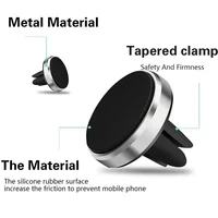 Universal Magnetic Car Phone Holder Mobile Phone Air Vent Mount Holder In Car Smartphone Stand Magnet Holder For iPhone Samsung - Image 5