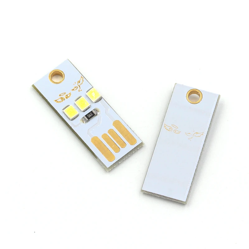 Mini Super Bright USB Power LED Keychain Night Light For Laptop PC Powerbank Keyboard