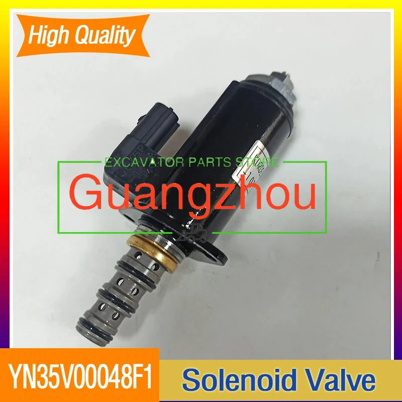 for Kobelco Solenoid Valve KDRDE5K-31/30C50 SKY5P-17-A YN35V00048F1 Solenoid Valve Excavator Spare Parts Higher Quality New