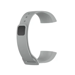 Silicone Sport Wrist Strap for Smart Fitness Band - Soft and Durable Replacement Bracelet (GRAY)