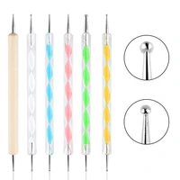 Nail Art Dotting Pen, Spiral Rod Hook Pen, Drawing Painting Marbleizing DIY Manicure tools 1