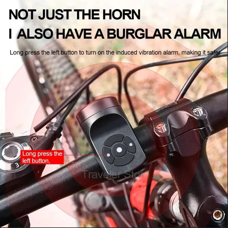 USB Rechargeable Electric Bike Horn 6