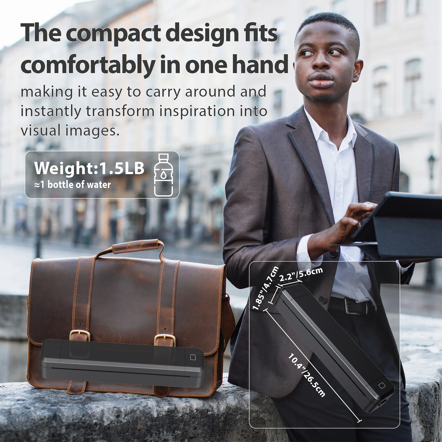 طابعة حرارية ماركلايف X8 A4 بلوتوث