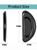 5pairs Eyeglasses Anti Slip Nose Pads Soft Silicone Adhesive Glasses Nose Pads for Plastic Frame Glasses Sunglasses(Black/White) 5