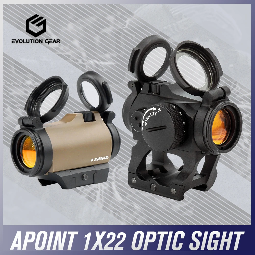 Tactical Red Dot Sight 1x22mm Reflex Sight Optics Scope with Riser Mount Original Marking 2MOA red dot sight,rifle scope