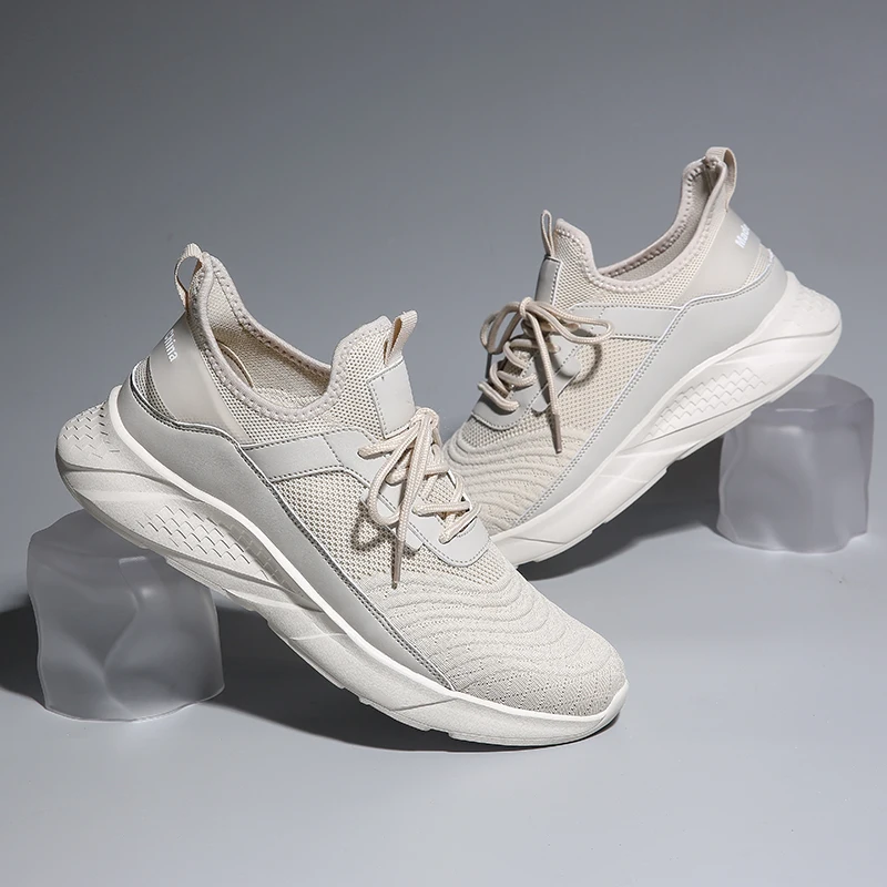 

Fashionable and Comfortable Outdoor Running Shoes 2022 Autumn New Mens Casual Shoes Mesh Lightweight Breathable Basketball Shoes