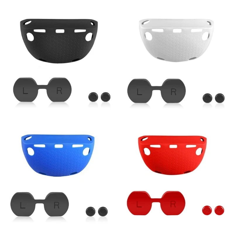 

Silicone Headset Protectors Lens Caps Cover for PS VR2 Headset Protective Sleeve Dust-proof Headset Shells