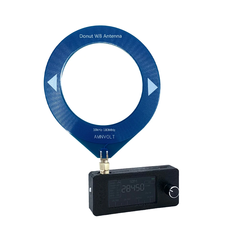 SI4732 0.5-108mhz 포켓 미니 라디오 HF SW MW VHF 모든 밴드 라디오 수신기 LSB USB AM FM 1.9인치 IPS 화면 안테나 포함