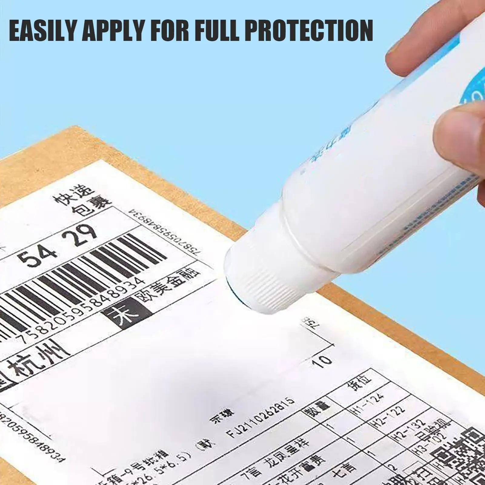 휴대용 감열지 수정액 빠른 건조 도난방지 신분정보 ID 정보 휴대용 퀵 지우개 커버 ?