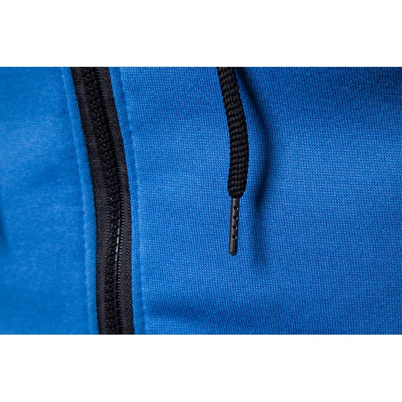 Mens Polka Dot Zip Up Hoodie - Casual Slim Fit Sweatshirt for Spring  Autumn