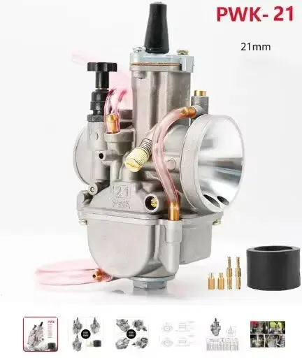 High-Performance Universal Motorcycle Carburetor with Power Jet