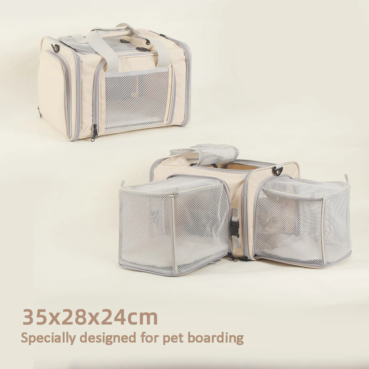 Pet Bag Portable Outdoor Cat Bag Breathable Expansion Space Aviation Cat Carrying Small Dogs Can Use Large Capacity Travel