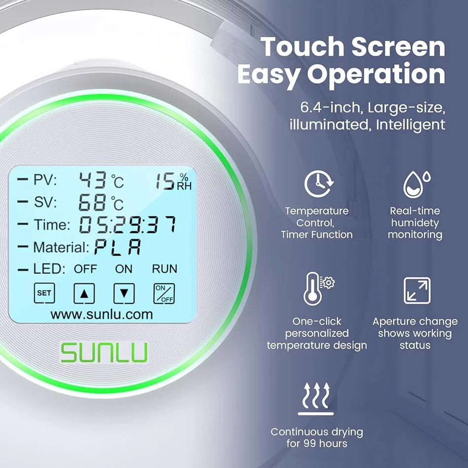 SUNLU S2 3D Printer Filament Dryer Box