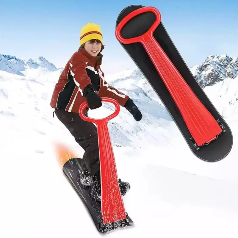Outdoor Ice Skating Sled, Adult Ice Skating Sled, Plow Children's Ski Children's Snowboard, Foldable Sled