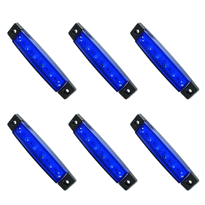 6Pcs LED Boat Interior Lights Marine Boat Lights Marine Courtesy Light