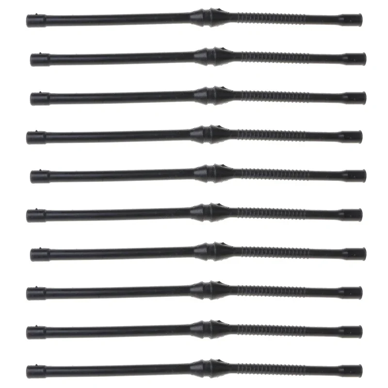 

10X черный топливный шланг для китайской бензопилы 4500 5200 5800 45cc 52cc 58cc MT-9999 пластиковые топливные шланги трубы 10