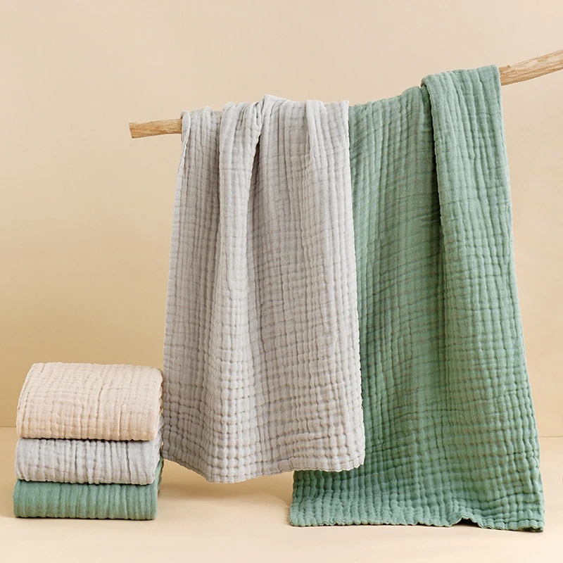 BabyBathTowel6LayersInfantGauzeReceivingBlanket1pcKidSwaddle