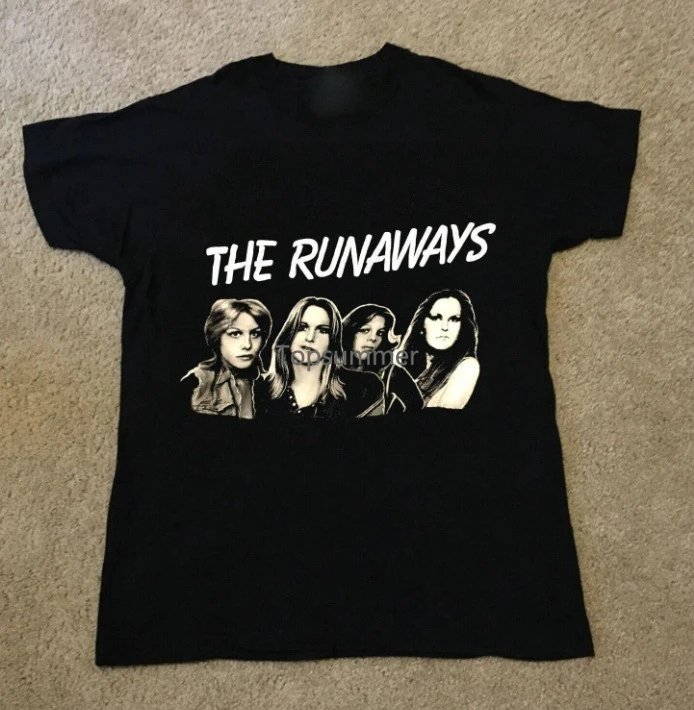 

Black The Runaways T Shirt Hot -Hot Shirt Unisex Colorful -New.New