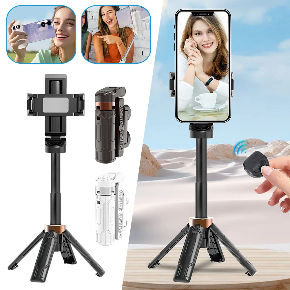 Portable Selfie Stick Tripod Foldable Mini Selfie Stick/Phone Tripod Stand with Detachable Wireless Remote Controller