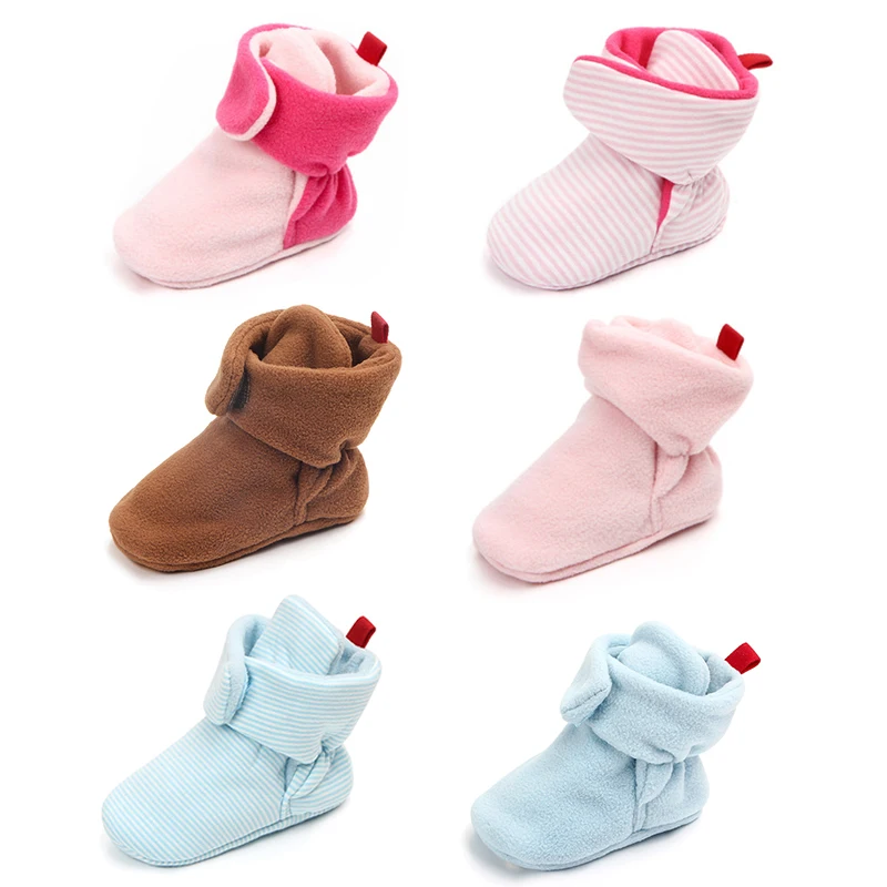 Baby Soft Cotton Little Boots Anti-slip Sole Warm Toddler Autumn and Winter Toddler Shoes Baby Fashion D0951 baby shoes baby boots