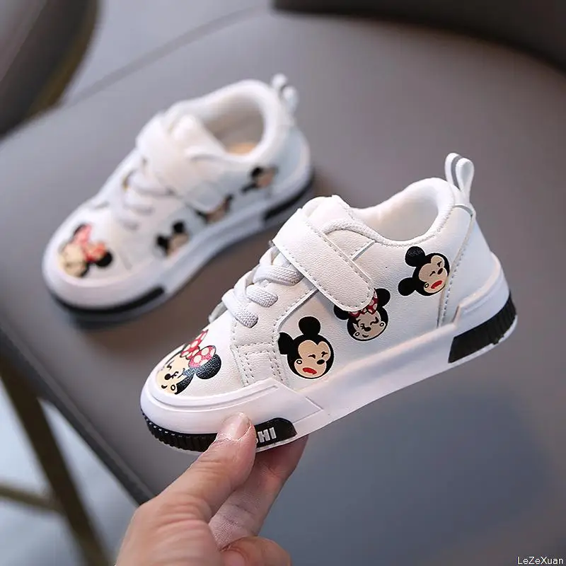 Children Mickey Mouse Shoes Casual Toddler Boys Girls Sneakers Fashion