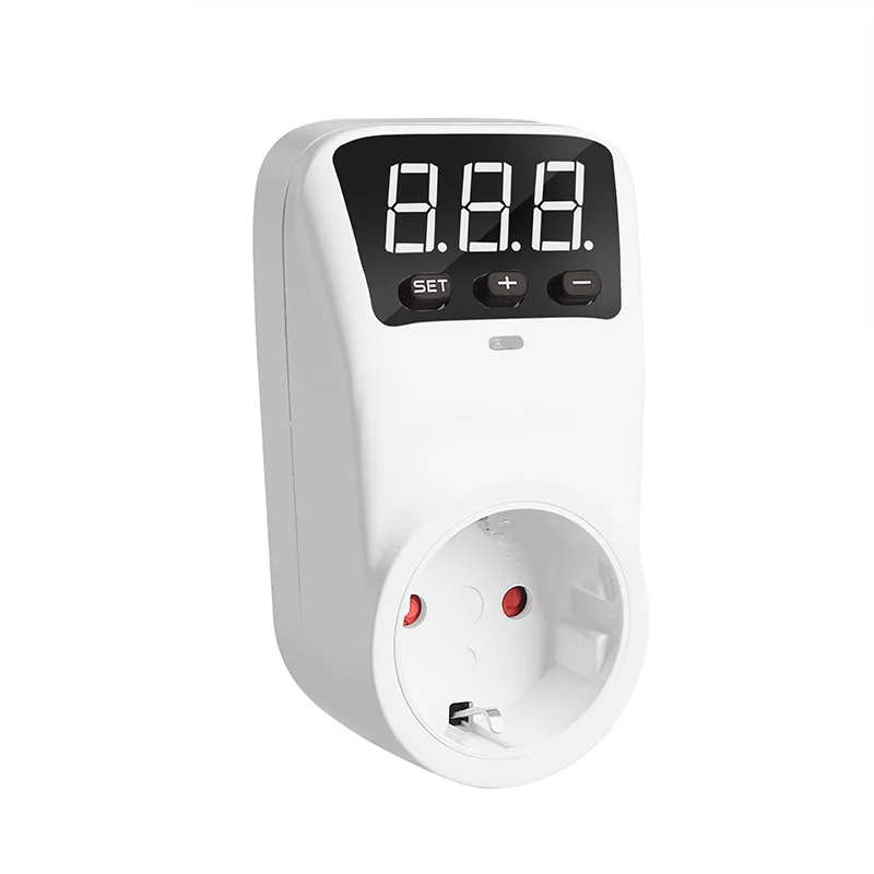 New Arrival Automatic Voltage Protector Socket AC 220V Power EU Plug Socket Voltage Safe Refrigerator Protect Outlet image_2