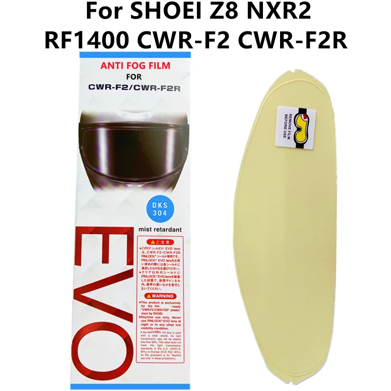 Pellicola Antiappannamento Per Lenti Per Casco Per Shoei Rf1400 Nxr2 Cwr-F2 Cwr-F2R Z8 X15 X-15 X-Spr Pro Cascos Pellicola Per Visiera Adesivo Antiapp