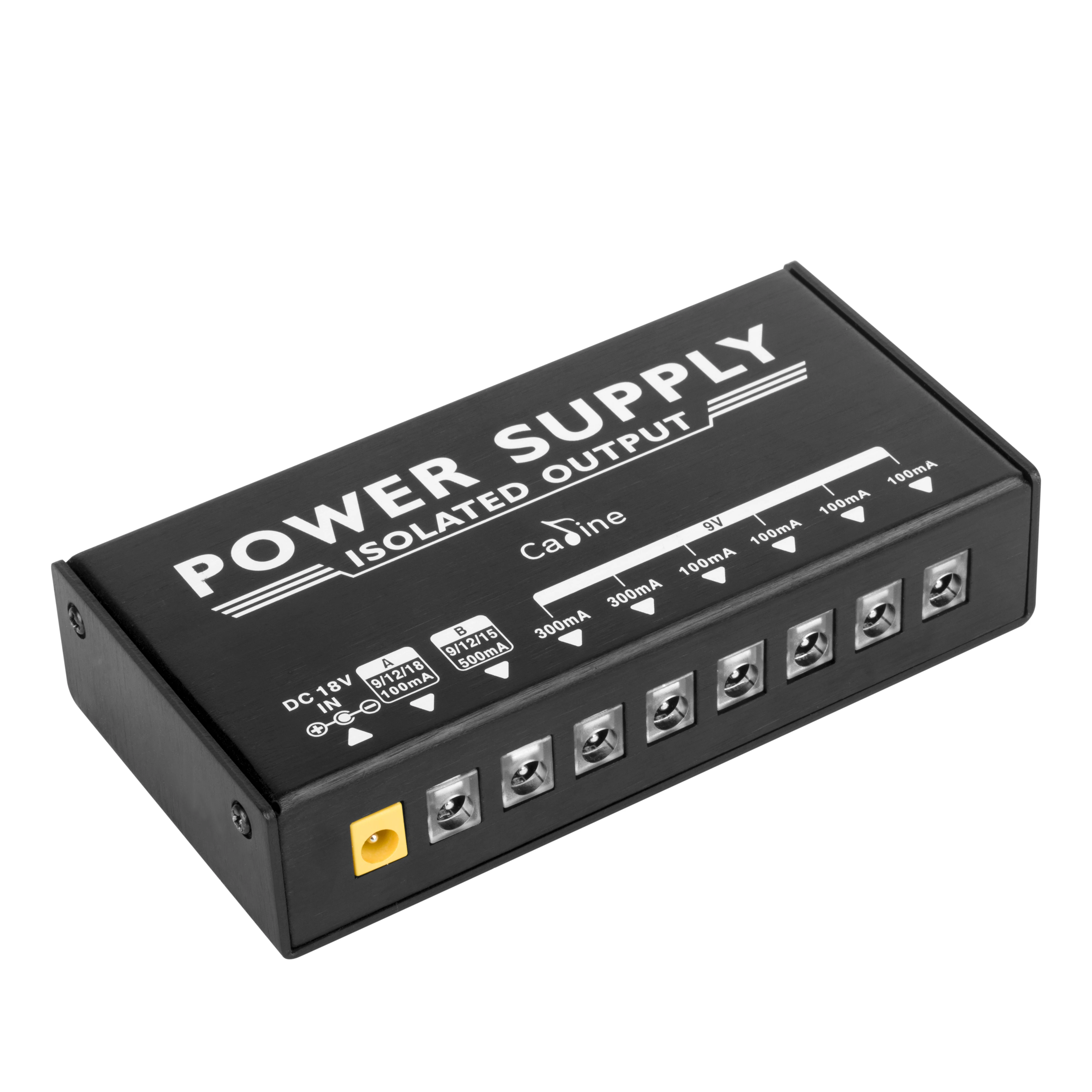 Guitar Pedal Power Supply Effect Pedal Power Supply 8 Isolated Outputs 9V 12V 15V 18V Anti-interference 18W Adapter 10 Cables
