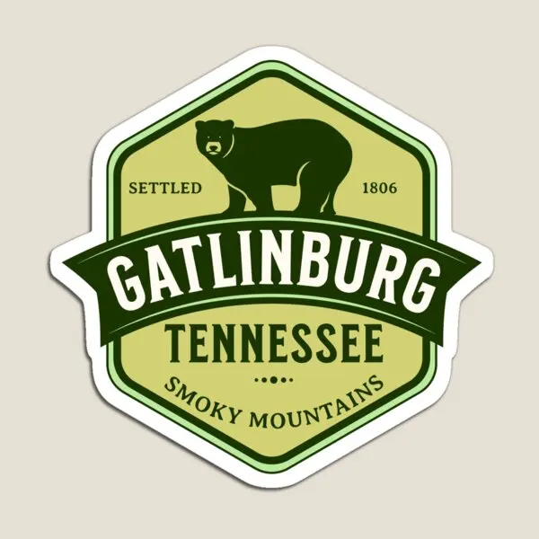 

Магнитный детский держатель Gatlinburg Теннесси с дымчатыми горами