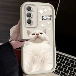 Adorable Black Cat Phone Case - Charming Feline Design Back Cover - Galaxy A33 5G (1)