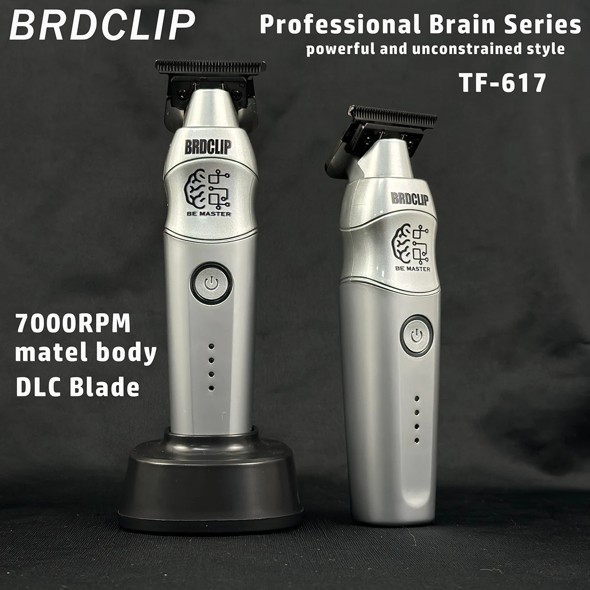 BRDCLIP TF-617 Professional Hair Trimmer Zinc Alloy Electric