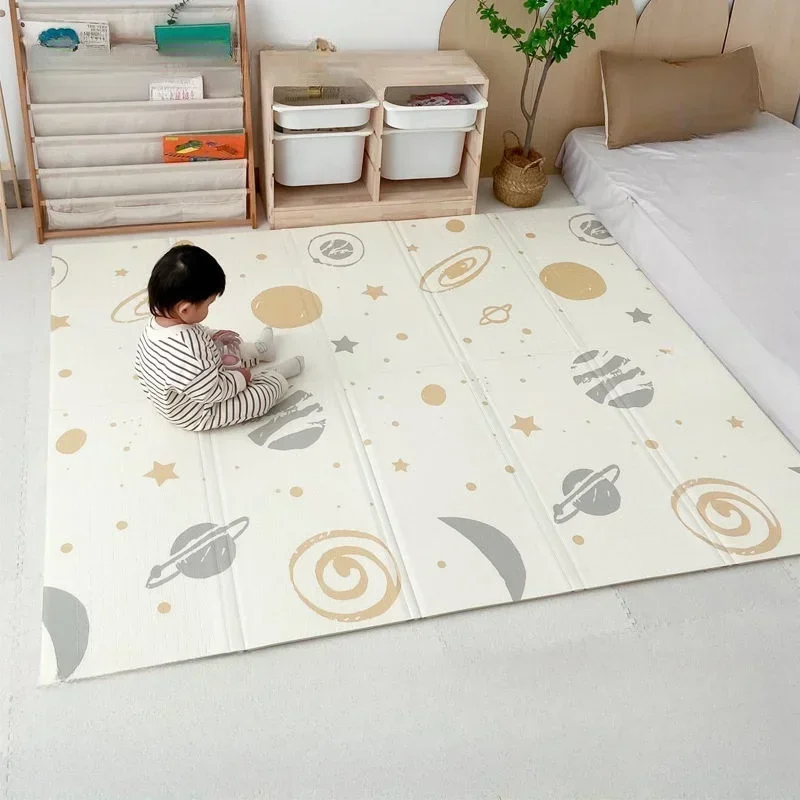 200x180CM XPE Baby Play Mat Crawling Mat Large Foldable Waterproof Playmat with Carry Bag Infant Floor Mat 2