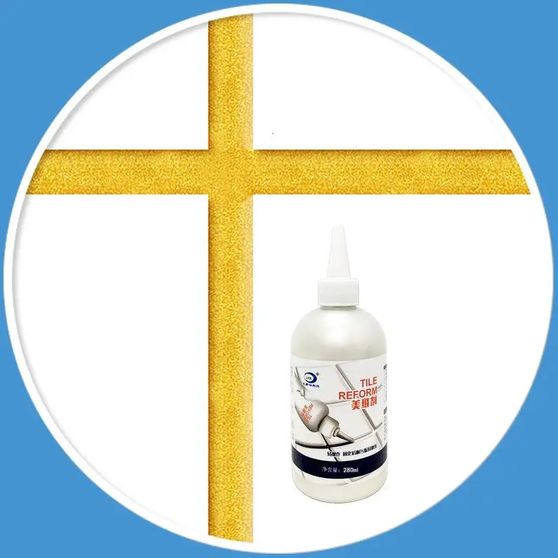 Description Picture 2 of item280ML Tile Gap Refill Agent Grouting Fill Tile Glue Sealer Repair Porcelain Ceramic Glue Floor Gap Fillin Beauty Sewing Agent