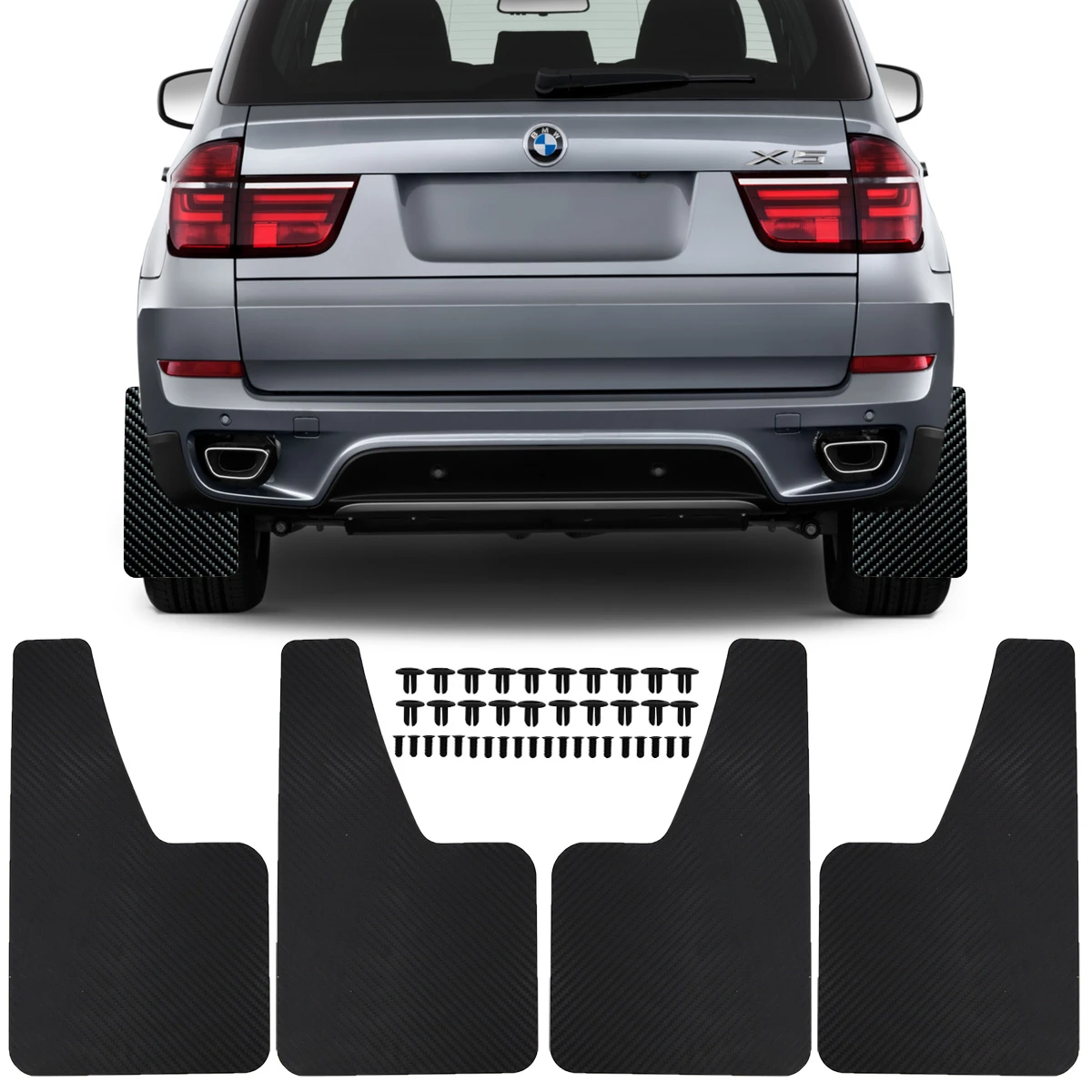 Mud Flaps Splash Guards For Bmw X1 X2 X3 E83 F25 G01 Ix3 X4 F26 G02 X5