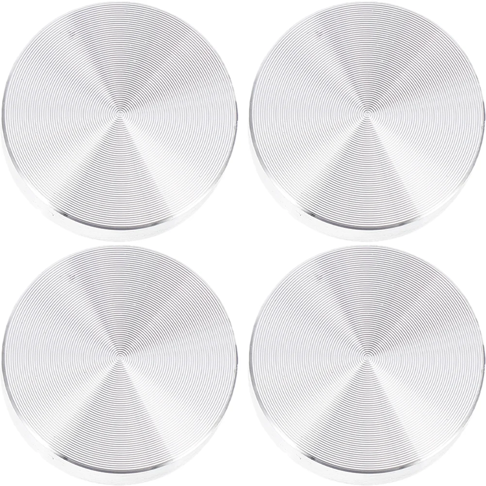 

Round Solid Aluminum Cake Coffee Tables Tops Adapter Glass Tea Anti Slip Pads Circle Disc Thick Discs Accessory Alloy